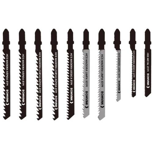 Lâmina serra tico-tico 6/21 mm para madeira e metal 5 peças - BOM-5156 Lâmina serra tico-tico 6/21 mm para madeira e metal 5 peças - BOM-5156