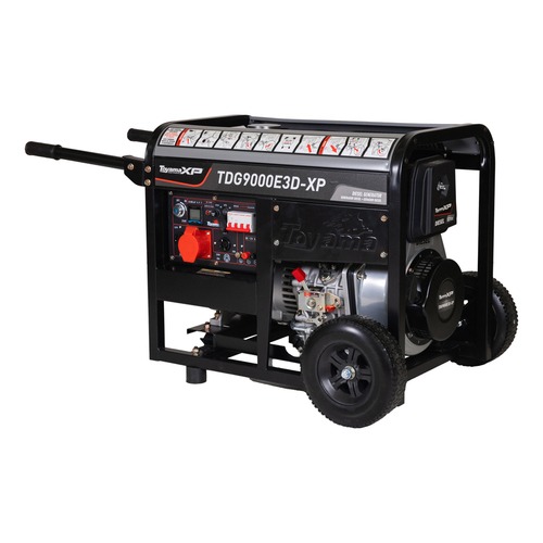 Gerador de energia 9 Kva a diesel partida elétrica trifásico - TDG9000E3D-XP Gerador de energia 9 Kva a diesel partida elétrica trifásico - TDG9000E3D-XP