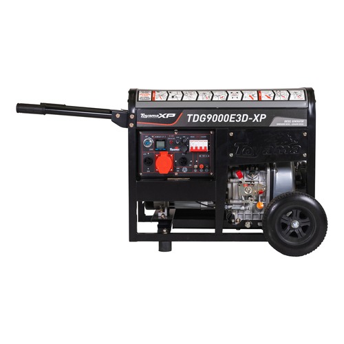 Gerador de energia 9 Kva a diesel partida elétrica trifásico - TDG9000E3D-XP Gerador de energia 9 Kva a diesel partida elétrica trifásico - TDG9000E3D-XP