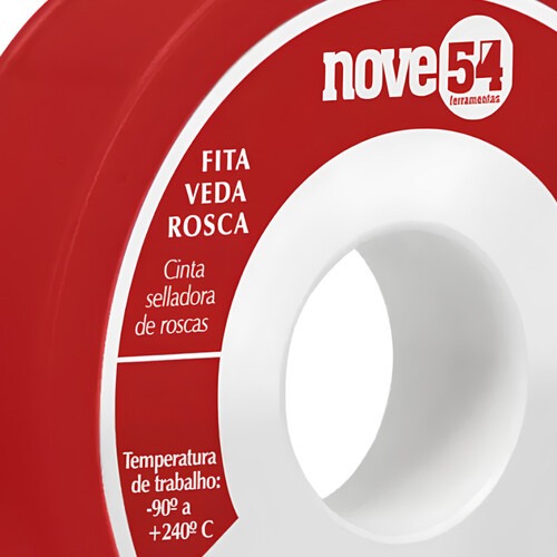 Fita veda rosca 18 mm x 5 metros Fita veda rosca 18 mm x 5 metros