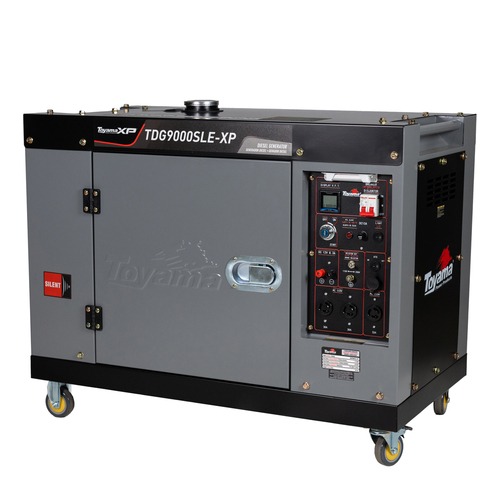 Gerador de energia 7,2 Kva a diesel cabinado partida elétrica monofásico - TDG9000SLE-XP Gerador de energia 7,2 Kva a diesel cabinado partida elétrica monofásico - TDG9000SLE-XP