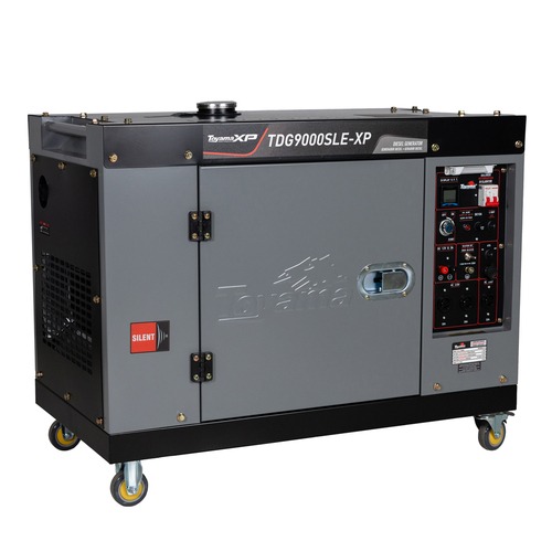 Gerador de energia 7,2 Kva a diesel cabinado partida elétrica monofásico - TDG9000SLE-XP Gerador de energia 7,2 Kva a diesel cabinado partida elétrica monofásico - TDG9000SLE-XP