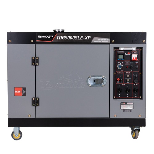 Gerador de energia 7,2 Kva a diesel cabinado partida elétrica monofásico - TDG9000SLE-XP Gerador de energia 7,2 Kva a diesel cabinado partida elétrica monofásico - TDG9000SLE-XP
