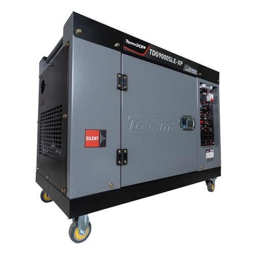 Gerador de energia 7,2 Kva a diesel cabinado partida elétrica monofásico - TDG9000SLE-XP Gerador de energia 7,2 Kva a diesel cabinado partida elétrica monofásico - TDG9000SLE-XP