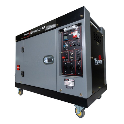 Gerador de energia 7,2 Kva a diesel cabinado partida elétrica monofásico - TDG9000SLE-XP Gerador de energia 7,2 Kva a diesel cabinado partida elétrica monofásico - TDG9000SLE-XP