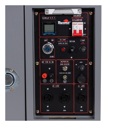 Gerador de energia 7,2 Kva a diesel cabinado partida elétrica monofásico - TDG9000SLE-XP Gerador de energia 7,2 Kva a diesel cabinado partida elétrica monofásico - TDG9000SLE-XP