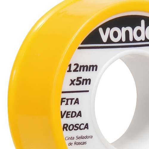 Fita veda rosca 12 mm x 5 metros Fita veda rosca 12 mm x 5 metros