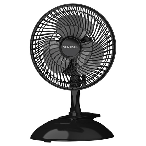 Ventilador de mesa mini 20 cm 2 velocidades - Black 110V Ventilador de mesa mini 20 cm 2 velocidades - Black 110V