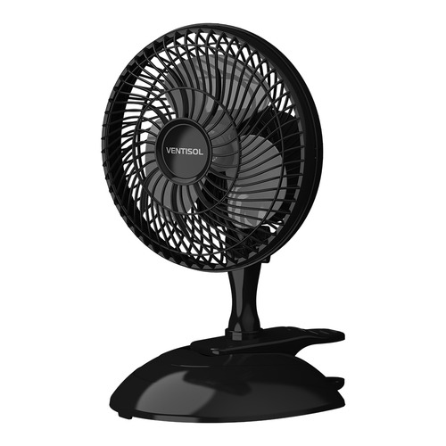 Ventilador de mesa mini 20 cm 2 velocidades - Black 110V Ventilador de mesa mini 20 cm 2 velocidades - Black 110V