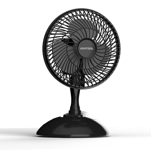 Ventilador de mesa mini 20 cm 2 velocidades - Black 110V Ventilador de mesa mini 20 cm 2 velocidades - Black 110V