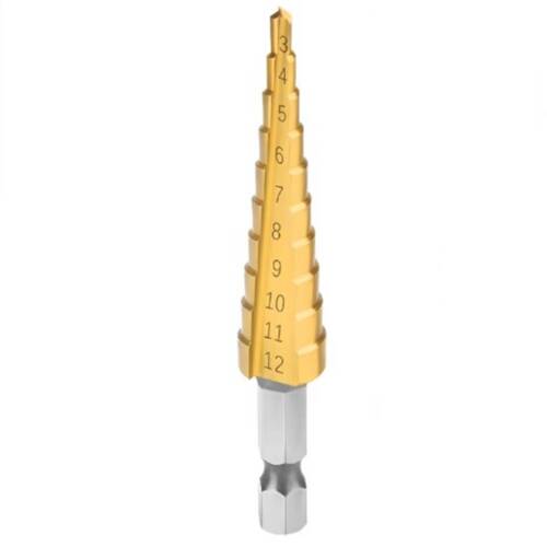 Jogo de brocas escalonadas 3 a 20 mm 3 peças - BOM-5020 Jogo de brocas escalonadas 3 a 20 mm 3 peças - BOM-5020