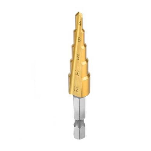 Jogo de brocas escalonadas 3 a 20 mm 3 peças - BOM-5020 Jogo de brocas escalonadas 3 a 20 mm 3 peças - BOM-5020
