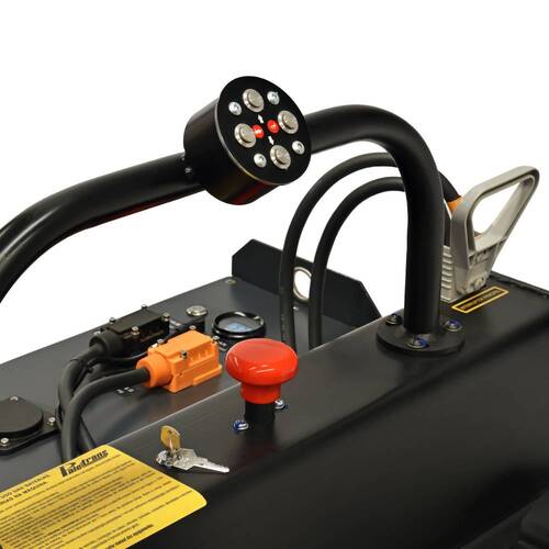 Transpalete elétrico tracionado 2500 kg 680 x 2400 mm com direção mecânica - TE25 Transpalete elétrico tracionado 2500 kg 680 x 2400 mm com direção mecânica - TE25