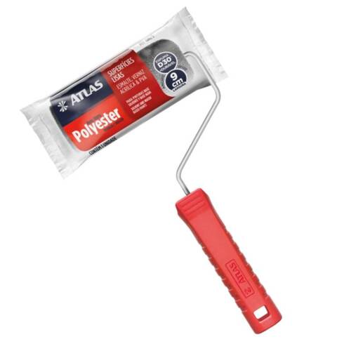 Rolo de espuma para pintura 9 cm com suporte - 406/9A Rolo de espuma para pintura 9 cm com suporte - 406/9A