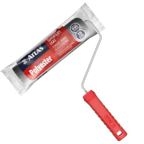 Rolo de espuma para pintura 15 cm com suporte - 406/15A Rolo de espuma para pintura 15 cm com suporte - 406/15A