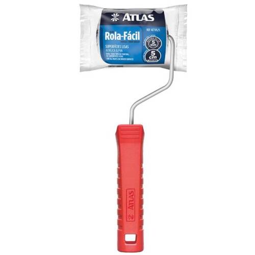 Rolo de espuma para pintura 5 cm com suporte - AT705/5 Rolo de espuma para pintura 5 cm com suporte - AT705/5