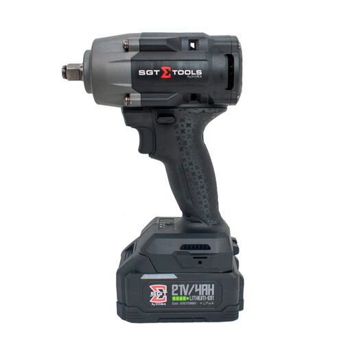 Chave de impacto a bateria 21V 4Ah encaixe 1/2 Chave de impacto a bateria 21V 4Ah encaixe 1/2