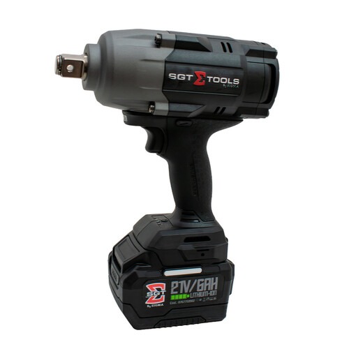 Chave de impacto a bateria 21V 6Ah encaixe 3/4