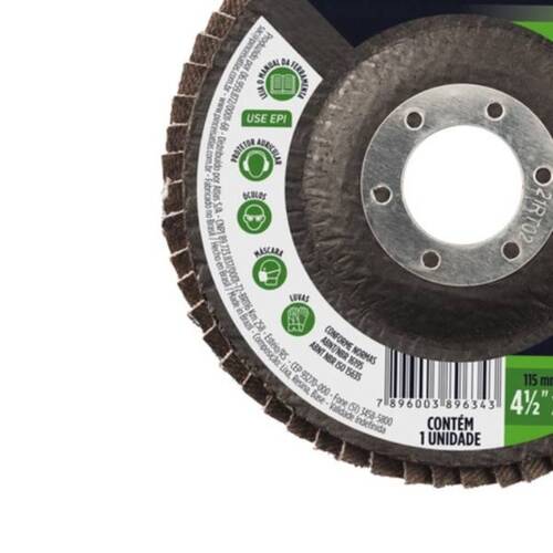 Disco de lixa flap disc em �xido de alum�nio - AT24/40