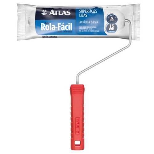 Rolo de espuma para pintura 15 cm com suporte - 715/5 Rolo de espuma para pintura 15 cm com suporte - 715/5