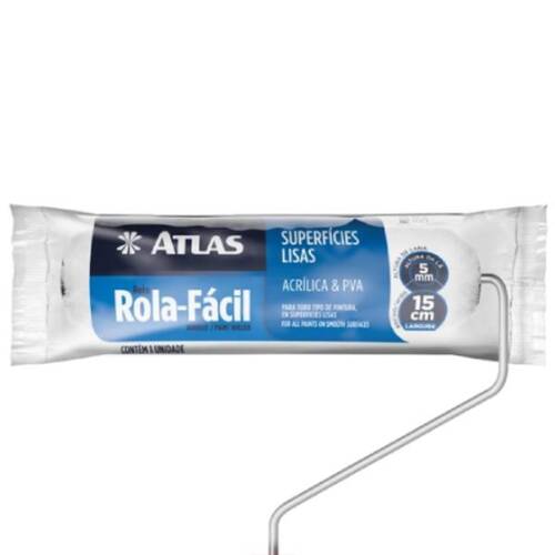 Rolo de espuma para pintura 15 cm com suporte - 715/5 Rolo de espuma para pintura 15 cm com suporte - 715/5