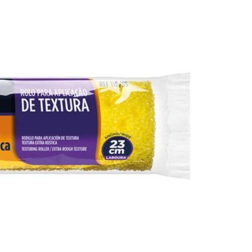 Rolo de espuma para aplica��o de textura r�stica 23 cm sem suporte - 110/55