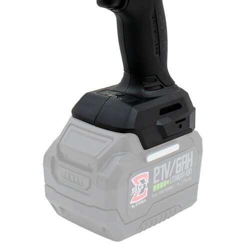 Chave de impacto a bateria 21V encaixe 3/4