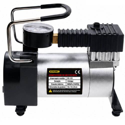 Compressor de ar portátil 12V 40 libras - BOM-8902 Compressor de ar portátil 12V 40 libras - BOM-8902