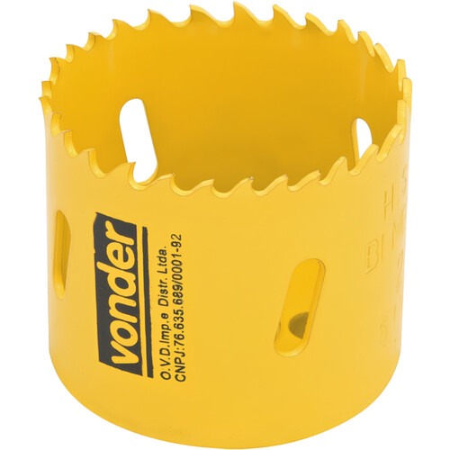 Serra copo bimetal aço rápido 64 mm 2.1/2 Serra copo bimetal aço rápido 64 mm 2.1/2