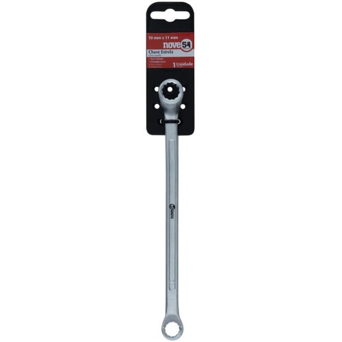 Chave estrela 10 mm x 11 mm aço carbono Chave estrela 10 mm x 11 mm aço carbono