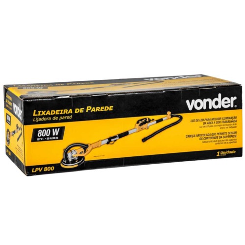 Lixadeira de parede e teto com luz led 225 mm 800 watts - LPV 800 220V Lixadeira de parede e teto com luz led 225 mm 800 watts - LPV 800 220V