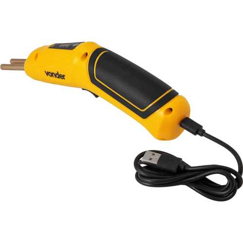 Pistola de solda para plástico a bateria 3,6V com kit de grampos Pistola de solda para plástico a bateria 3,6V com kit de grampos