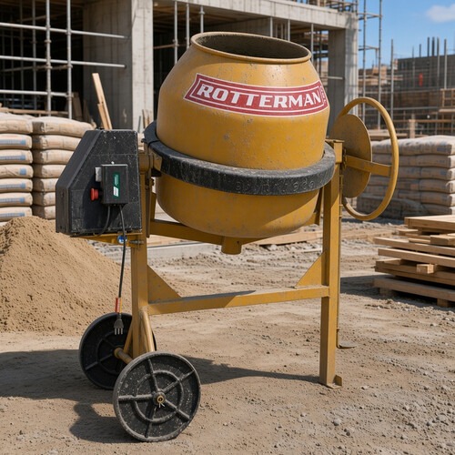 Betoneira 150 litros com motor 1/2 cv monof�sico e kit de seguran�a