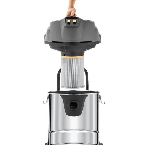 Aspirador de pó e líquido 2200W 70 litros inox - NT 70/2 ME Aspirador de pó e líquido 2200W 70 litros inox - NT 70/2 ME