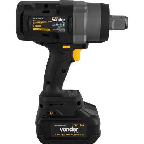 Chave de impacto bateria 20V 8Ah 1
