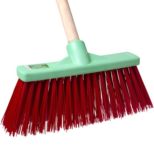 Vassoura tipo gari com fios especiais 30 cm