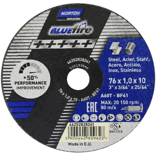 Disco de corte para metal e inox 3 Disco de corte para metal e inox 3