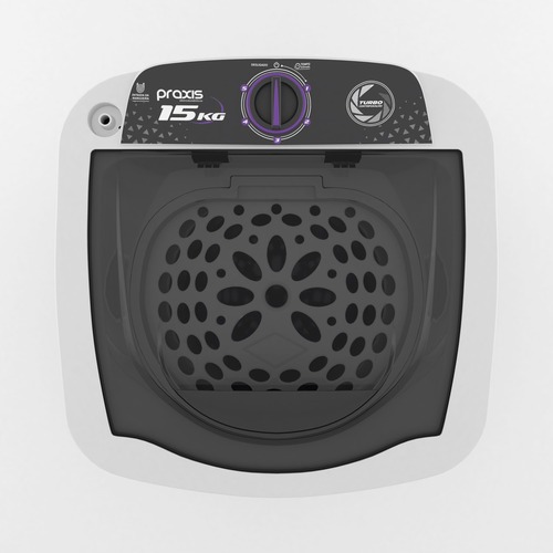 Centrífuga de roupas 15 kg com timer compacta branca 110V Centrífuga de roupas 15 kg com timer compacta branca 110V