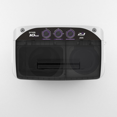Lavadora de roupas 10kg 2 em 1 lava 6kg e centrifuga 4kg 110V Lavadora de roupas 10kg 2 em 1 lava 6kg e centrifuga 4kg 110V
