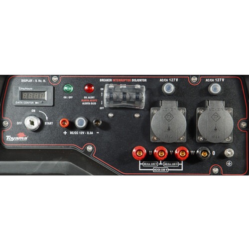 Gerador de energia 11,25 kva a gasolina partida el�trica - TG10000CXE3-220