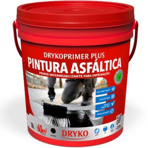 Impermeabilizante Pintura Asf�ltica 18L - DrykoPrimer PLUS