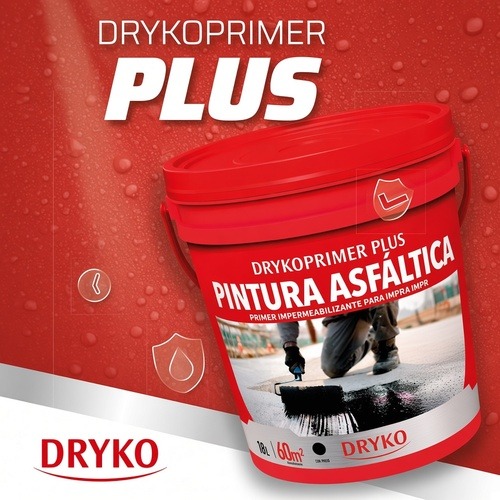 Impermeabilizante Pintura Asf�ltica 18L - DrykoPrimer PLUS