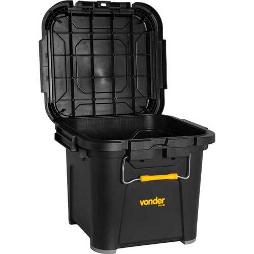 Caixa plástica para ferramentas tipo baú 30L - CBV 030 Caixa plástica para ferramentas tipo baú 30L - CBV 030