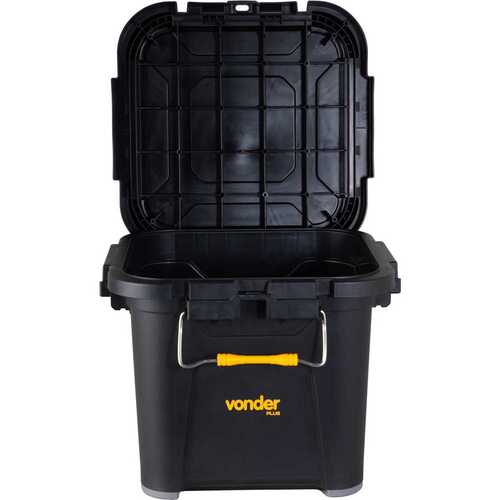 Caixa plástica para ferramentas tipo baú 30L - CBV 030 Caixa plástica para ferramentas tipo baú 30L - CBV 030