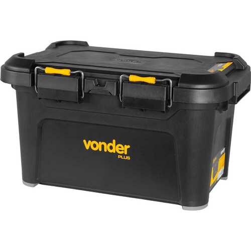 Caixa plástica para ferramentas tipo baú 45L - CBV 045 Caixa plástica para ferramentas tipo baú 45L - CBV 045