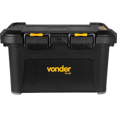 Caixa plástica para ferramentas tipo baú 85L - CBV 085 Caixa plástica para ferramentas tipo baú 85L - CBV 085