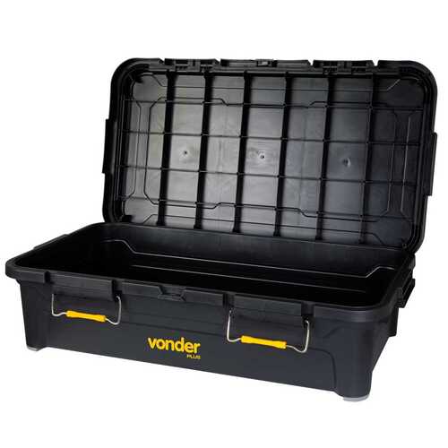 Caixa plástica para ferramentas tipo baú 100L - CBV 100 Caixa plástica para ferramentas tipo baú 100L - CBV 100