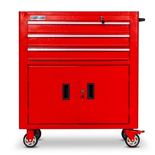 Carrinho para ferramentas com 3 gavetas e 2 portas - RLL-316