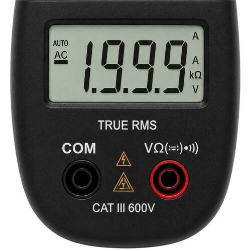 Alicate amperímetro digital 500A True RMS AC/DC CAT II 600V - KA-3100 Alicate amperímetro digital 500A True RMS AC/DC CAT II 600V - KA-3100