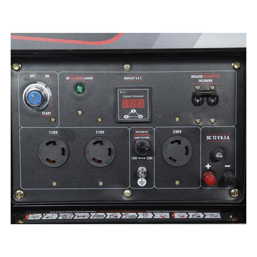 Gerador de energia 5,5 Kva a diesel partida elétrica bivolt - TDG6500BXE 110V/220V Gerador de energia 5,5 Kva a diesel partida elétrica bivolt - TDG6500BXE 110V/220V